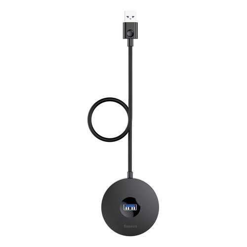 Адаптер Baseus round box USB HUB adapter 1m Black в Фианит-Ломбард