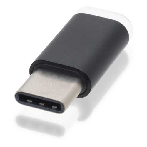 Адаптер Brosco Micro-USB - Type-C, черный в Фианит-Ломбард
