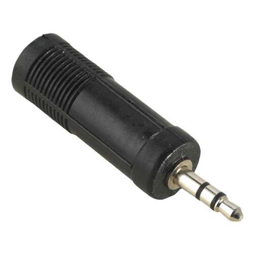 Адаптер Hama H-43375 Jack 6.3 (f)/Jack 3.5 (m) черный в Фианит-Ломбард
