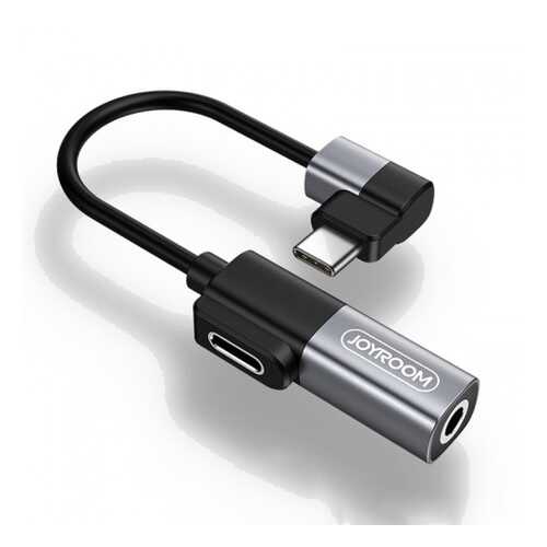 Aудио адаптер JOYROOM Type-C-Jack 3.5 для наушников S-M361 gray в Фианит-Ломбард