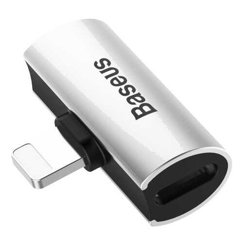 Аудио-переходник Baseus Audio Converter L46 Lightning Male to Dual Female Adapter Silver в Фианит-Ломбард
