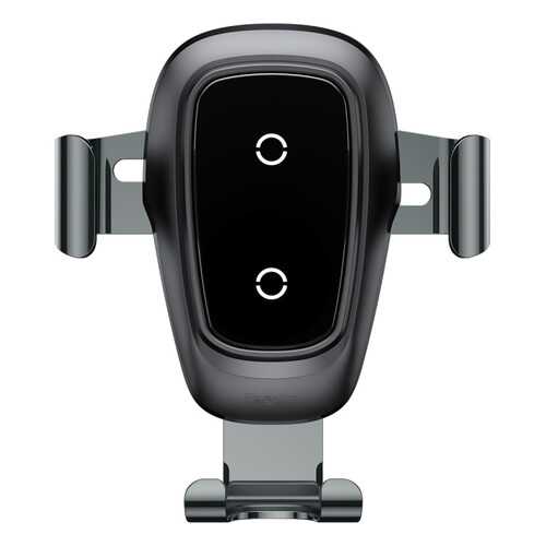 Беспроводная зарядка-автодержатель Baseus Metal Wireless Charger Gravity Car Mount Black в Фианит-Ломбард