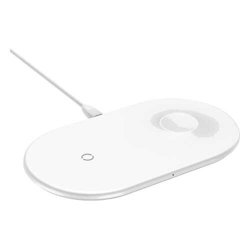 Беспроводное зарядное устройство Baseus Smart 2in1 White в Фианит-Ломбард