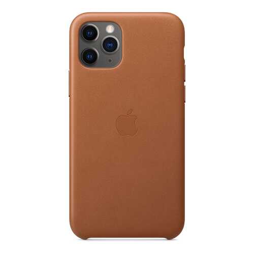 Чехол Apple для iPhone 11 Pro Leather Case - Saddle Brown в Фианит-Ломбард