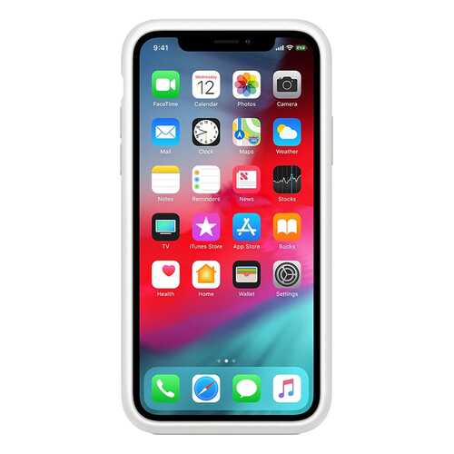 Чехол Apple для iPhone Xs Max White (MRXR2ZM/A) в Фианит-Ломбард