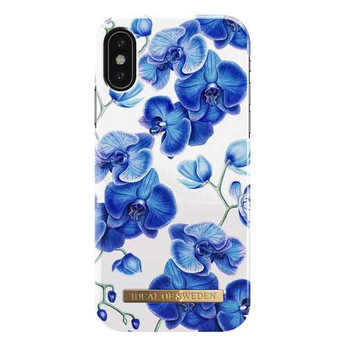 Чехол Apple iDea Blue Orchid для iPhone X бело-синий IDFCS17-I8-64 в Фианит-Ломбард