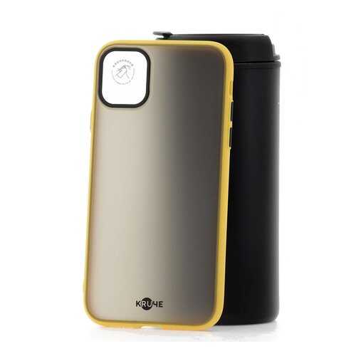 Чехол Apple iPhone 11 Kruche Eye-guard Yellow в Фианит-Ломбард