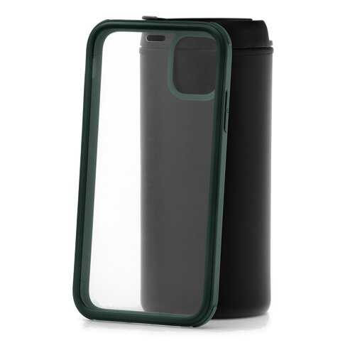 Чехол Apple iPhone 11 Kruche Flexible Side Frame Dark green в Фианит-Ломбард