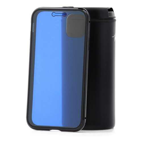 Чехол Apple iPhone 11 Kruche Metal Frame Blue Light Black в Фианит-Ломбард