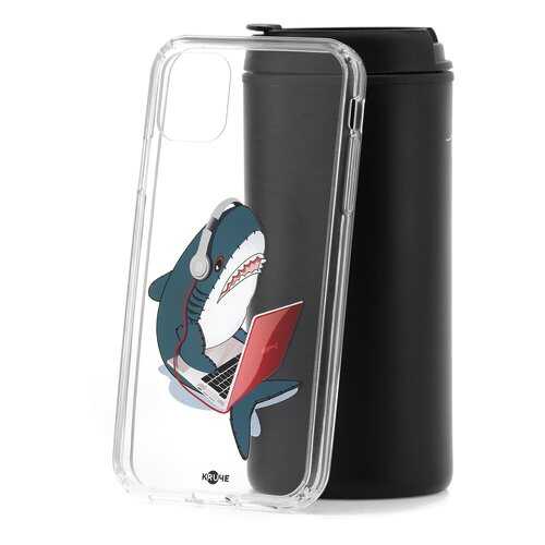 Чехол Apple iPhone 11 Kruche Print Акула в Фианит-Ломбард