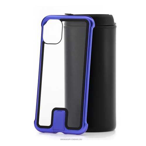 Чехол Apple iPhone 11 Kruche Push-pull Frameless Blue в Фианит-Ломбард