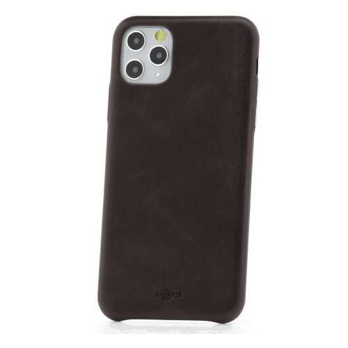 Чехол Apple iPhone 11 Pro Kruche IXSMAXL E02 Leather Dark Brown в Фианит-Ломбард