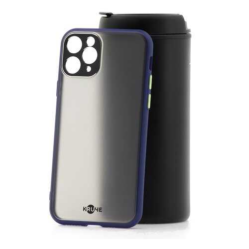 Чехол Apple iPhone 11 Pro Kruche Metal Eye Blue в Фианит-Ломбард
