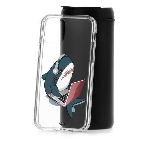 Чехол Apple iPhone 11 Pro Kruche Print Акула в Фианит-Ломбард