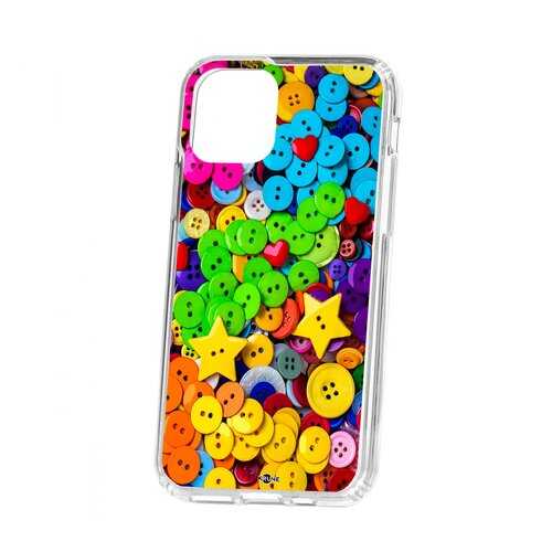 Чехол Apple iPhone 11 Pro Kruche Print Пуговки в Фианит-Ломбард