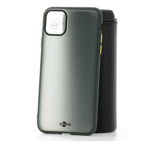 Чехол Apple iPhone 11 Pro Max Kruche Eye-guard Dark green в Фианит-Ломбард