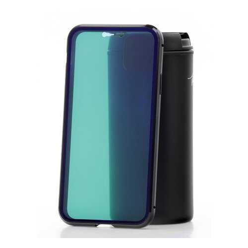 Чехол Apple iPhone 11 Pro Max Kruche Metal Frame Blue Light Black в Фианит-Ломбард