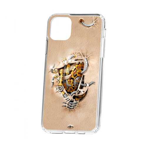Чехол Apple iPhone 11 Pro Max Kruche Print Механизм в Фианит-Ломбард