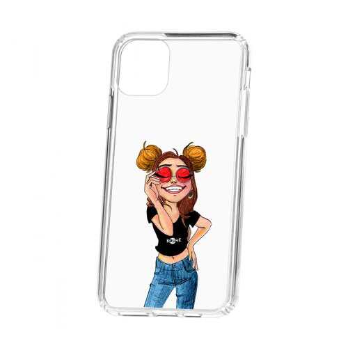 Чехол Apple iPhone 11 Pro Max Kruche Print Smiling в Фианит-Ломбард
