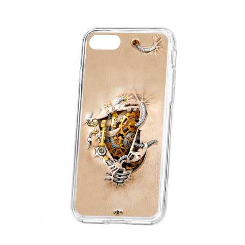 Чехол Apple iPhone 7 Kruche Print Механизм в Фианит-Ломбард
