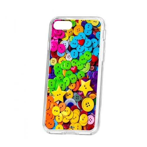 Чехол Apple iPhone 7 Kruche Print Пуговки в Фианит-Ломбард