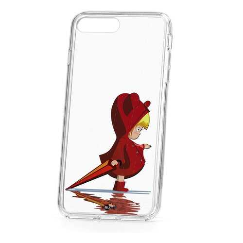 Чехол Apple iPhone 7 Plus Kruche Print Девочка с зонтом в Фианит-Ломбард