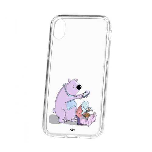 Чехол Apple iPhone XR Kruche Print Foodstagramm в Фианит-Ломбард