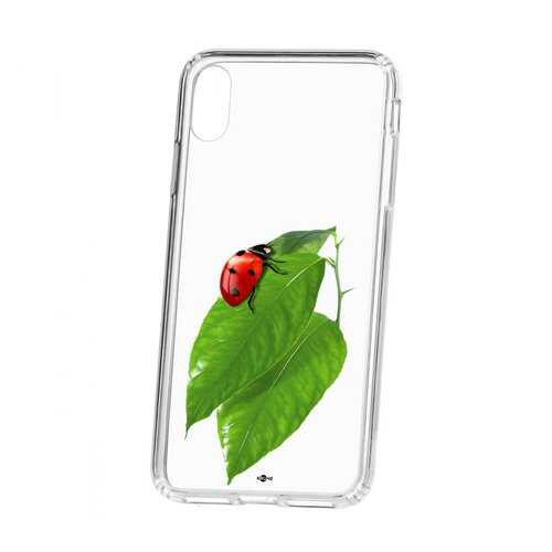 Чехол Apple iPhone XS Max Kruche Print Ladybug в Фианит-Ломбард