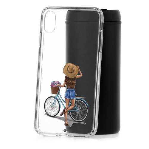 Чехол Apple iPhone XS Max Kruche Print Велосипедная прогулка в Фианит-Ломбард