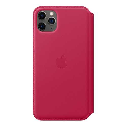 Чехол Apple Leather Folio Raspberry для смартфона iPhone 11 Pro Max (MY1N2ZM/A) в Фианит-Ломбард