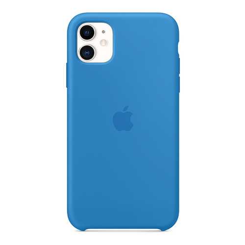 Чехол Apple Silicone Case Surf Blue для смартфона iPhone 11 (MXYY2ZM/A) в Фианит-Ломбард