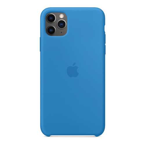 Чехол Apple Silicone Case Surf Blue для смартфона iPhone 11 Pro Max (MY1J2ZM/A) в Фианит-Ломбард