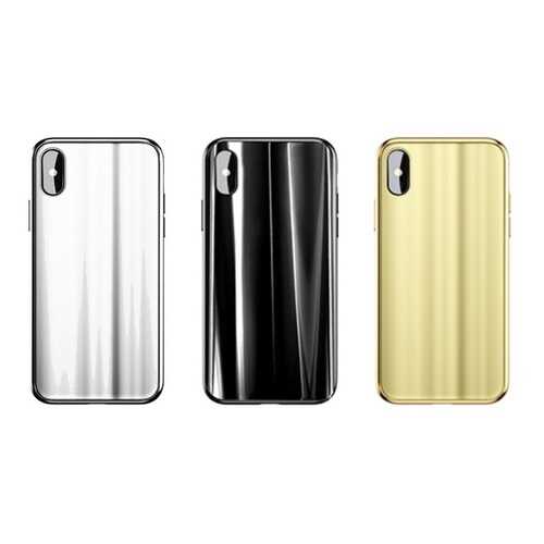 Чехол Baseus Glass Sparkling Case для Apple iPhone X в Фианит-Ломбард