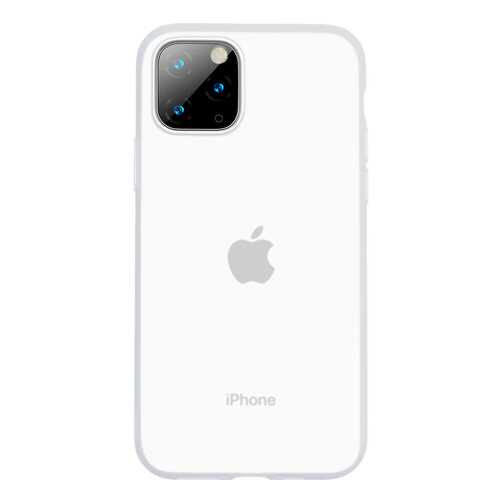 Чехол Baseus Jelly Liquid Silica Gel для iPhone 11 Pro Max Transparent White в Фианит-Ломбард