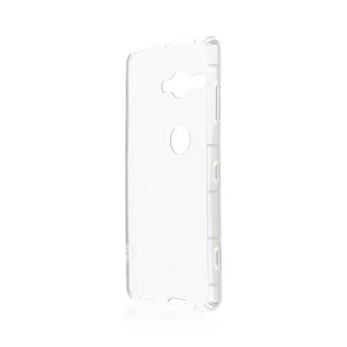 Чехол Brosco Hard для Sony Xperia XZ2 Compact, прозрачный в Фианит-Ломбард