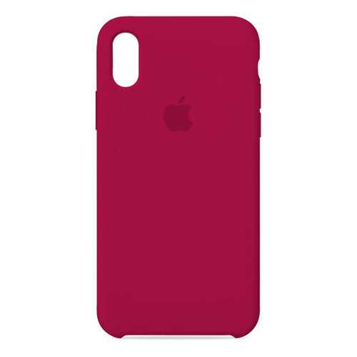 Чехол Case-House для iPhone X/XS, Вишнёвый в Фианит-Ломбард