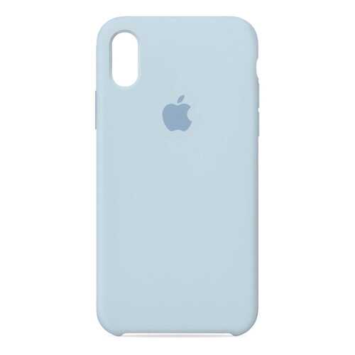Чехол Case-House для iPhone XS Max, Бело-голубой в Фианит-Ломбард