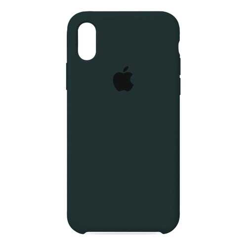 Чехол Case-House для iPhone XS Max, Тёмно-зелёный в Фианит-Ломбард