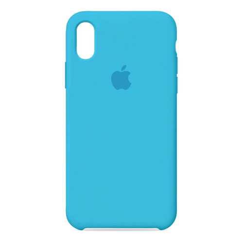 Чехол Case-House для iPhone XS Max, Ярко-голубой в Фианит-Ломбард