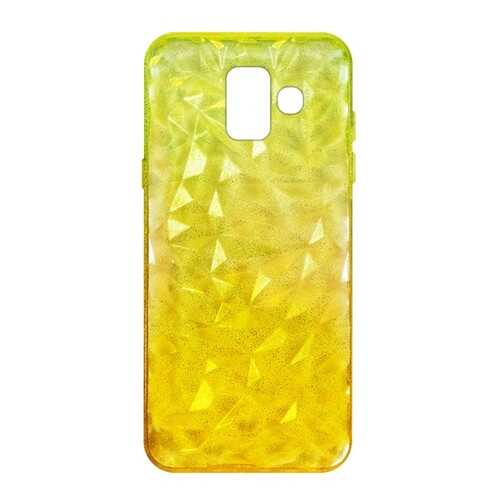 Чехол Crystal Krutoff для Samsung Galaxy A6+ (SM-A605) Yellow в Фианит-Ломбард