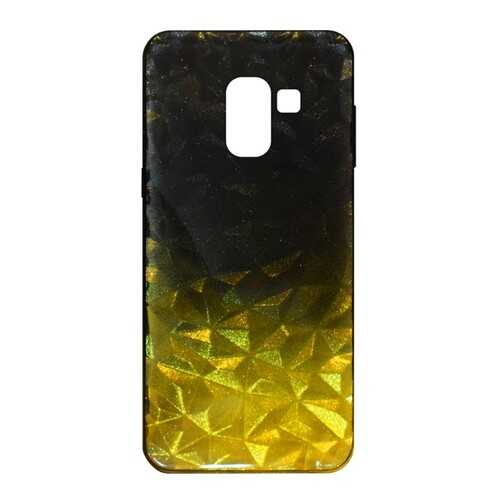 Чехол Crystal Krutoff для Samsung Galaxy A8 (SM-A530) Yellow/Black в Фианит-Ломбард