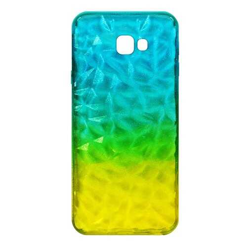 Чехол Crystal Krutoff для Samsung Galaxy J4+ (SM-J415) Yellow/Blue в Фианит-Ломбард