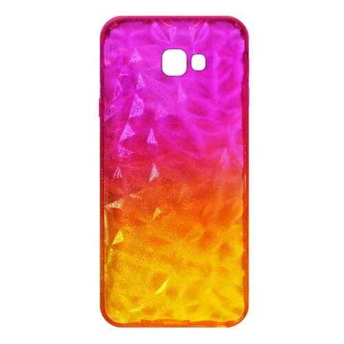 Чехол Crystal Krutoff для Samsung Galaxy J4+ (SM-J415) Yellow/Pink в Фианит-Ломбард