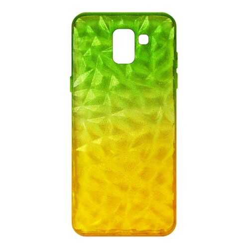 Чехол Crystal Krutoff для Samsung Galaxy J6 2018 (SM-J600) Yellow/Green в Фианит-Ломбард
