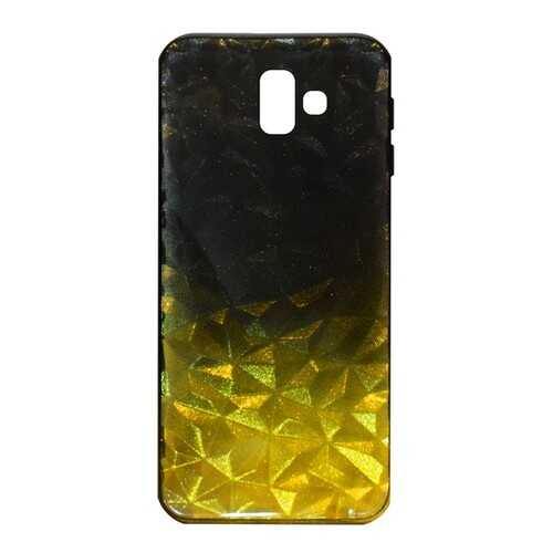 Чехол Crystal Krutoff для Samsung Galaxy J6+ (SM-J610) Yellow/Black в Фианит-Ломбард