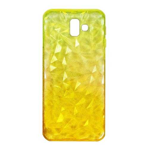 Чехол Crystal Krutoff для Samsung Galaxy J6+ (SM-J610) Yellow в Фианит-Ломбард