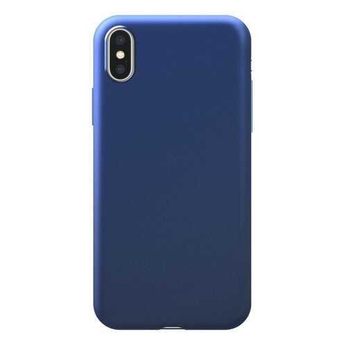 Чехол Deppa Case Silk для Apple iPhone XS Max Metallic Blue в Фианит-Ломбард