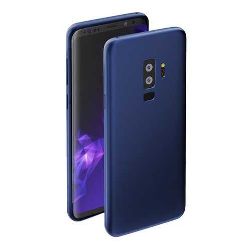 Чехол Deppa Case Silk для Samsung Galaxy S9+ Metallic Blue в Фианит-Ломбард