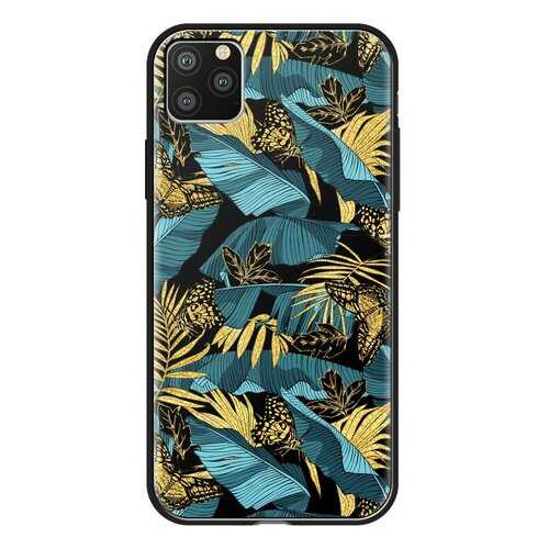 Чехол Deppa Glass Case для Apple iPhone 11 Pro Джунгли в Фианит-Ломбард
