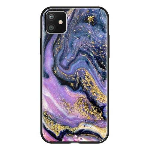 Чехол Deppa Glass Case для Apple iPhone 11 Purple Agate в Фианит-Ломбард